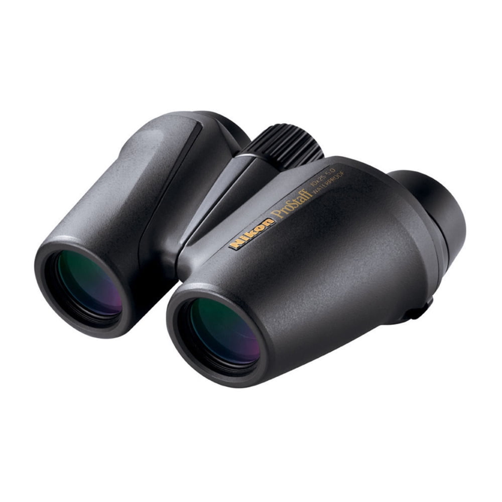 Restored Nikon 10x25 ProStaff ATB Binoculars with Anti-Reflection Multi-Coated Optics BAK4 Reverse-Porro Prisms Waterproof and Fogproof (Black, ) (Refurbished)