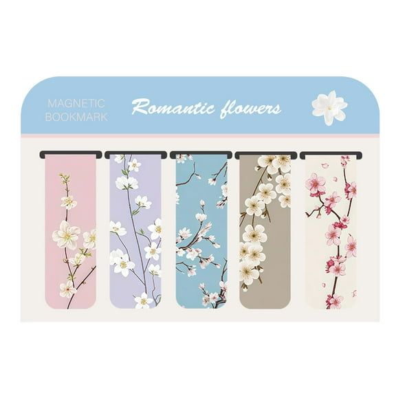 Flowers Bookmarks Lovely Reading Bookmarks Page Markers Clip Aesthetic Book Marks