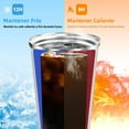 thumbnail image 4 of Taza de café con aislamiento inteligente de 510 ml con pantalla de temperatura, termo aislado de viaje de acero inoxidable para oficina en coche y botella de agua, 4 of 5
