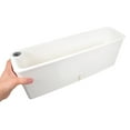 thumbnail image 5 of OULII Garden Window Box Planter Plastic Rectangular Beige 1 Pair for Outdoors, 5 of 8