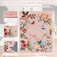 thumbnail image 2 of Office Chair Mat for Hardwood Floor 48"X 60" Office Rugs for Gaming Rolling Chairs Computer Desk Chair Non-Slip Butterfly Floral Protector Mats for Hard Floor & Tile Floor Decor, 2 of 6