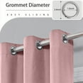 thumbnail image 6 of SLYNSHome 100% Blackout Curtains for Bedroom Full Light Blocking Window Curtains for Living Room Pink Thermal Insulated Room Curtains, 6 of 7
