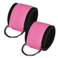 thumbnail image 3 of 1 Pair Sports Binding Leg Buckle Fitness Training Equipment Foot Rings Portal Frame Leg Hip Strength Trainer Ankle Tension Rope Accessory for Gym (Pink), 3 of 6