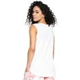 thumbnail image 2 of Felina | Velvety Soft Slub High-Low Shell Tank (White, Small), 2 of 2