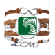 thumbnail image 1 of Pulsera de cuero Negro trenzado pulsera de cuerda de amor Unbranded M, 1 of 3