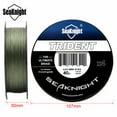 thumbnail image 3 of SALE! Brand TRIDENT Series 500M Braided Line, 4 Strands PE, for Saltwater Fishing, Multifilament Fishing Line Gem Blue 70LB 0.45mm, 3 of 6