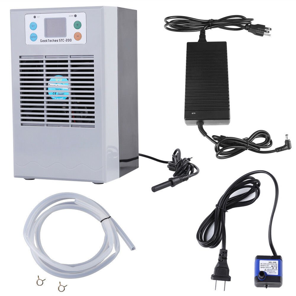 35L 100W Aquarium Water Chiller with Pump Kit Fish Tank Chiller Water