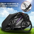 thumbnail image 2 of Bike Cover Waterproof Outdoor Cover Thicken Oxford 29Inch Windproof Snow Rustproof with Lock Hole for Mountain Road Bike Bike, 2 of 10