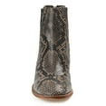 thumbnail image 6 of Journee Signature Womens Genuine Leather Tazlyn Round Toe Stacked Chelsea Booties, 6 of 8