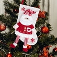 thumbnail image 3 of BASMA Hanging Stocking Regalos de Navidad Boba de almacenamiento de regalos de Navidad Bolsa de regalo de Navidad, 3 of 5