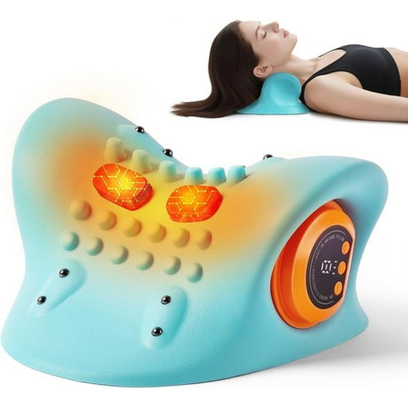 Deep Kneading Neck Massager Pillow with Heat, Relieve Neck Shoulder Muscle Pain