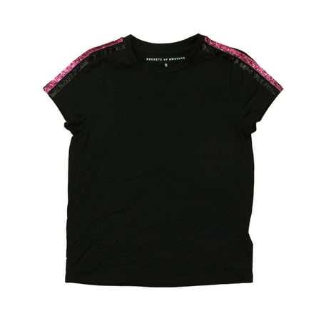

Pre-owned Rockets Of Awesome Girls Black | Pink T-Shirt size: 5T