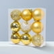 thumbnail image 4 of Adornos navideños, bolas navideñas, juegos de bolas navideñas colgantes, decoración, adornos para árboles de Navidad, adornos, suministros para decoración navideña, 9 bolas decorativas., 4 of 6