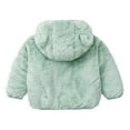 thumbnail image 6 of Godderr Kids Toddler Winter Fleece Cotton Jacket Coat Ear Hooded Down Cotton Outwear,Baby Cotton Snowsuit Thick Jacket for Boys Girls 9M-5T, 6 of 7