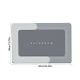 thumbnail image 3 of Bathroom Absorbent Floor Mat | Modern Non Slip Diatomite Rubber Rug | Quick Dry Bath Mat for Doorway Sink Toilet | Versatile Blue Gray Pink | 16x24in, 3 of 6