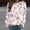Hot Pink plus size floral tunic tops a1, variant on Women Plus Size Fall Winter Long Sleeve Pullover Tops Floral Print Round Neck Casual Blouses Dressy Trendy Tunic Tops Cozy Vacation Clothes, Orange 2XL