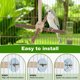 thumbnail image 5 of Perchas para aves giratorias de Unique Bargains, percha de madera natural con juguete para masticar, juguetes para aves pequeñas y medianas, color madera natural, 1 set, 5 of 7