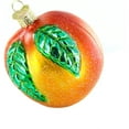 thumbnail image 4 of Old World Christmas Peach Glass Blown Ornament, 4 of 5