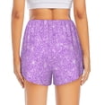 thumbnail image 4 of Haiem Lilac Glittering Women's 2 in 1 Running Shorts - Lightweight Athletic Workout Gym Yoga Breathable Sports Shorts Liner with Phone Pockets-Medium, 4 of 9