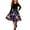 Multicolor-23, variant on Mitankcoo Girls Halloween Dresses Long Sleeve Crew Neck Swing Midi Dress with Belt for Casual Wear 5-14Y