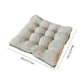 thumbnail image 3 of Deeceymbur Polyester Square Seat Cushion Pad 5 Color Varieties for Home Floor Pillow Ottoman Living Room Bedroom Comfort Support, 3 of 7