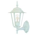 thumbnail image 1 of homeroots lighting 398618 Camelot 1-Light Textured White Wall Light, 1 of 1
