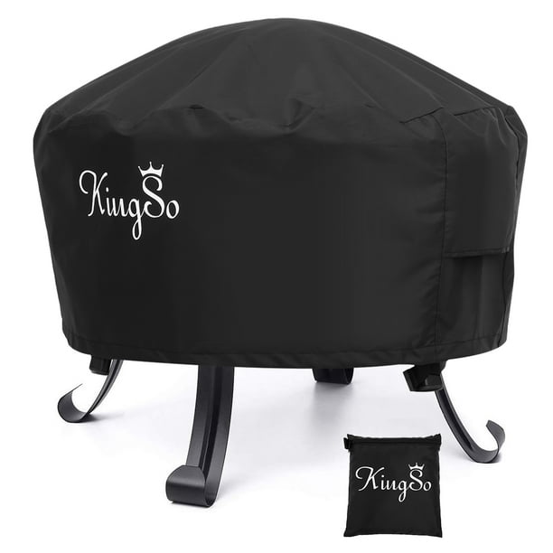 Fire Pit Cover Kingso Outdoor, Weber Round Fire Pit Cover
