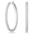 thumbnail image 1 of Pendientes Swarovski Dextera Hoop con cristales blancos para mujer, 1 of 6