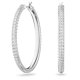 thumbnail image 1 of Pendientes Swarovski Dextera Hoop con cristales blancos para mujer, 1 of 6