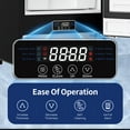 thumbnail image 2 of Coolake 15 inch 100lbs/Day Built-in Ice Maker, Stainless Steel Undercounter Ice Machine, Self-Cleaning, 30lbs Storage, 115v, 2 of 6