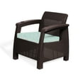 thumbnail image 3 of MQ Ferrara Outdoor Patio Chat Set with Cushions, 3 Piece in Brown, 3 of 10