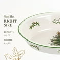 thumbnail image 7 of Spode Christmas Tree Oval Rim Dish (12.5" x 8.75") Festive Deep Baking Pan for Serving Vegetables, Roast Dinner, Casseroles - Fine Porcelain, Microwave, Freezer, Dishwasher Safe, 7 of 7