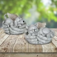 thumbnail image 2 of Exhart 8056456 5 in. Plastic & Resin Cat or Dog Pet Solar Statue, Gray - Pack of 4, 2 of 2