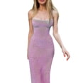 thumbnail image 1 of Txlixc Vestido ajustado sin mangas de una sola pieza de color sólido para mujer Txlixc Moda, 1 of 9