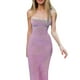 thumbnail image 1 of Txlixc Vestido ajustado sin mangas de una sola pieza de color sólido para mujer Txlixc Moda, 1 of 9