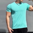 thumbnail image 2 of Men's Running T-Shirt Quick Dry Crew Neck T-Shirts, 2 of 13