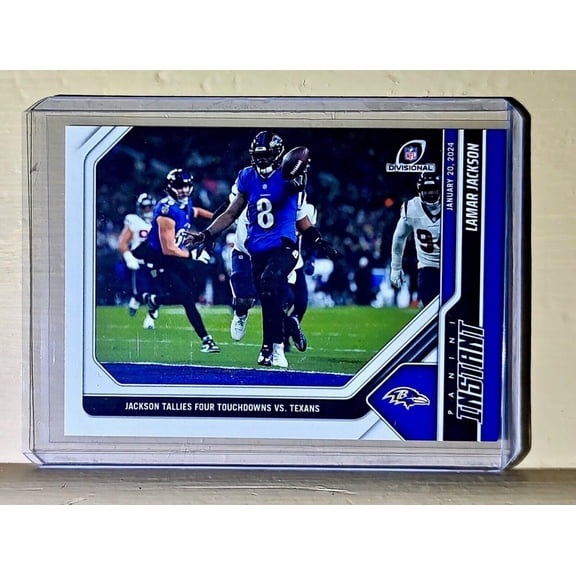 Lamar Jackson 2023 Panini NFL Football #147 Card 1 of 175 Ravens Playoffs