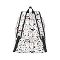 thumbnail image 2 of Bixox Cute Cat Printing Canvas Backpack Lightweight Casual Travel Backpack School Backpack Fits 15.6 Inch Notebook, 2 of 5