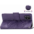 thumbnail image 4 of Compatible with Samsung Galaxy A71 5G Wallet Case for Women, Leather Flip Folio with Kickstand Magnetic and Card Holder Protective Case for Samsung Galaxy A71 5G Butterfly Purple SD, 4 of 7