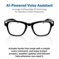 thumbnail image 2 of AI Smart Glasses with Light, Voice Assistant, Real-Time Translation in 139 Languages, Music & Hands-Free Calls, Photochromic Lenses, Bluetooth Glasses for Work Reading Craft Driving Travel Meetings, 2 of 8