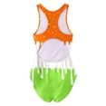 thumbnail image 5 of FINALGANG Girls One Piece Athletic Swimsuit Kids Ice Cream Print Sleeveless High Waist Stretchy Breathable Bathing Suit For Training Pool Beach Activities OTHER3 11-12 Y, 5 of 5