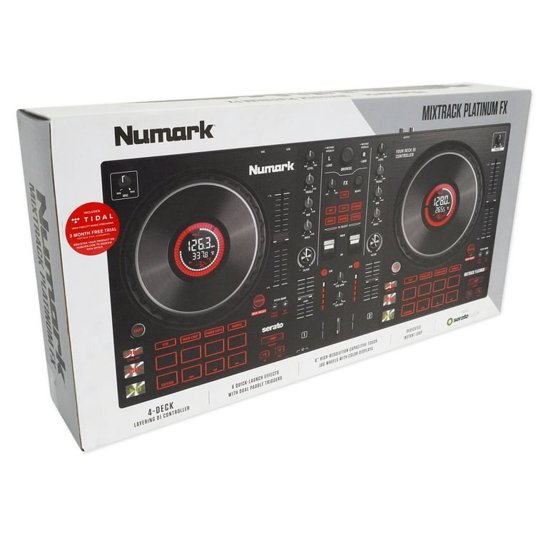 Numark Mixtrack Platinum FX 4-Deck Serato DJ Controller with Numark Mixtrack Platinum FX 4-Deck Serato DJ Controller with