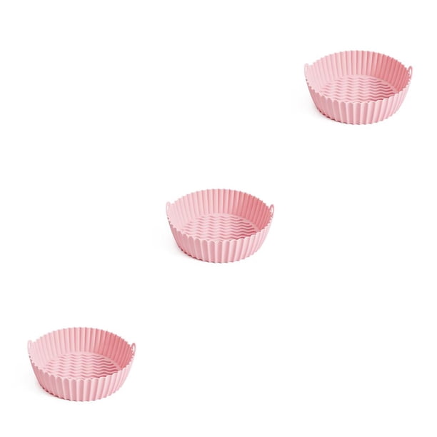 Matsuzay Cesta de freidora de aire, de olla antiadherente reutilizable para cocina, bandeja para pollo frito, accesorio de repuesto con asa Type1 NO1