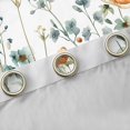 thumbnail image 4 of jejeloiu Rustic Plant Flowers Black Out Curtains,White Green Curtains Pack of 2 (42x63 Each) For Girls Kids, 4 of 6
