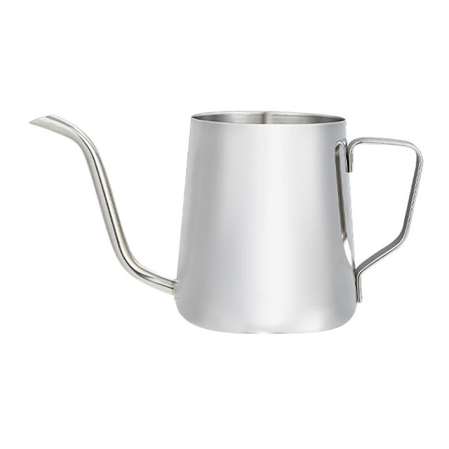 MasteelfCA Cafetière à Main en Acier Inoxydable 1 Pce, Bouilloire à Café à Long Bec, Théière