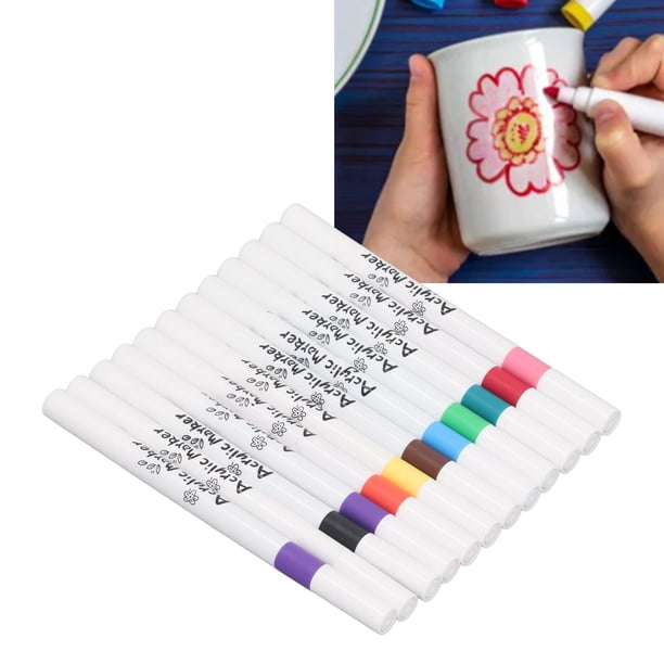 Marcador Acrílico, Pluma De Pintura Acrílica De Amplia Aplicación, Inodoro, Respetuoso Con El Medio Ambiente Para Pintura Rupestre