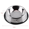thumbnail image 2 of <p>Dog Bowl, Dog Paws Design Dog Dish, Durable Safe For Domestic Pets Pet</p>, 2 of 2