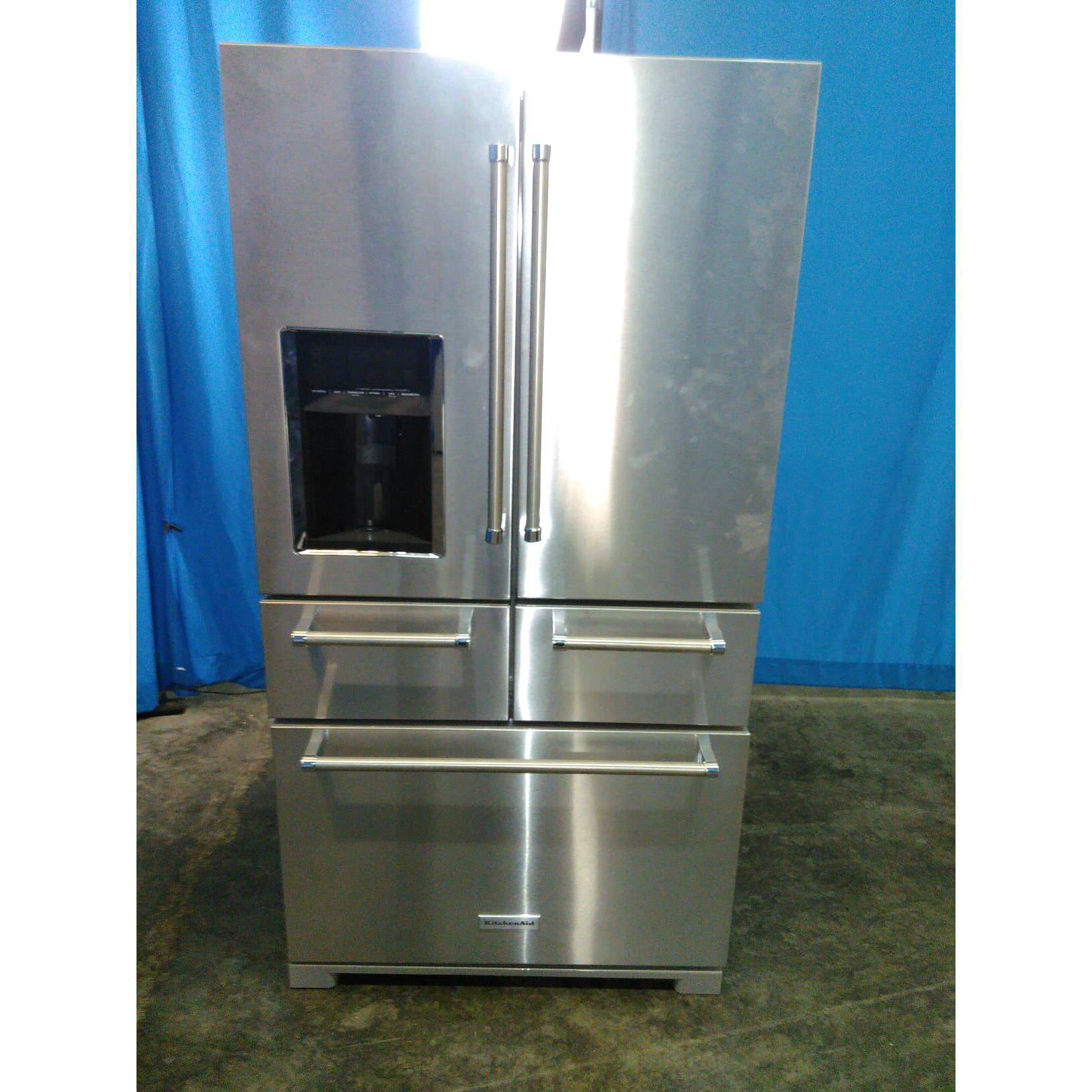 KitchenAid KRMF706ESS 36 Inch 5-Door French Door Refrigerator,25.8 cu. –  APPLIANCE BAY AREA