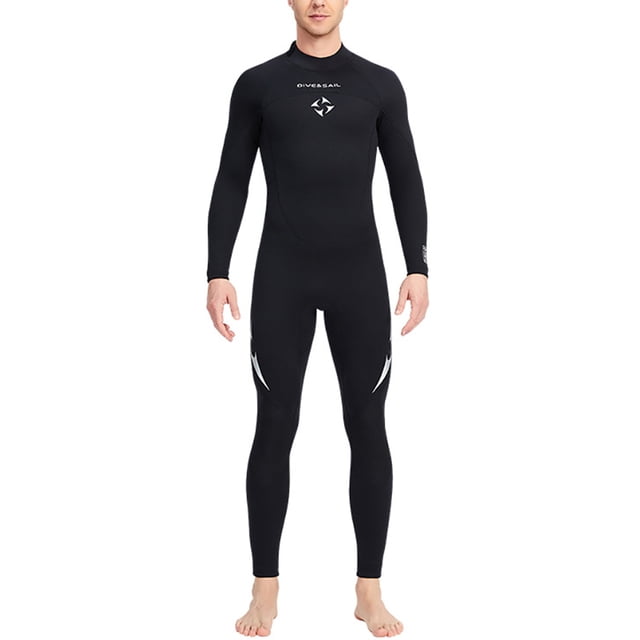 Naiovety DIVE SAIL Trajes de neopreno de 3MM Traje de buceo de neopreno SCR Pantalones largos de manga larga Traje de surf resistente al desgaste para Deportes acuáticos Negro METRO Naiovety OD003296-02