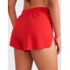 thumbnail image 2 of Shorts CRZ YOGA V Split para Correr 2.5" Cintura Alta Rojo L, 2 of 5